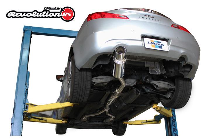 GReddy 2008-2013 Infiniti G37 Single Exit Revolution RS Exhaust G37 Coupe RWD AWD Coupe Only