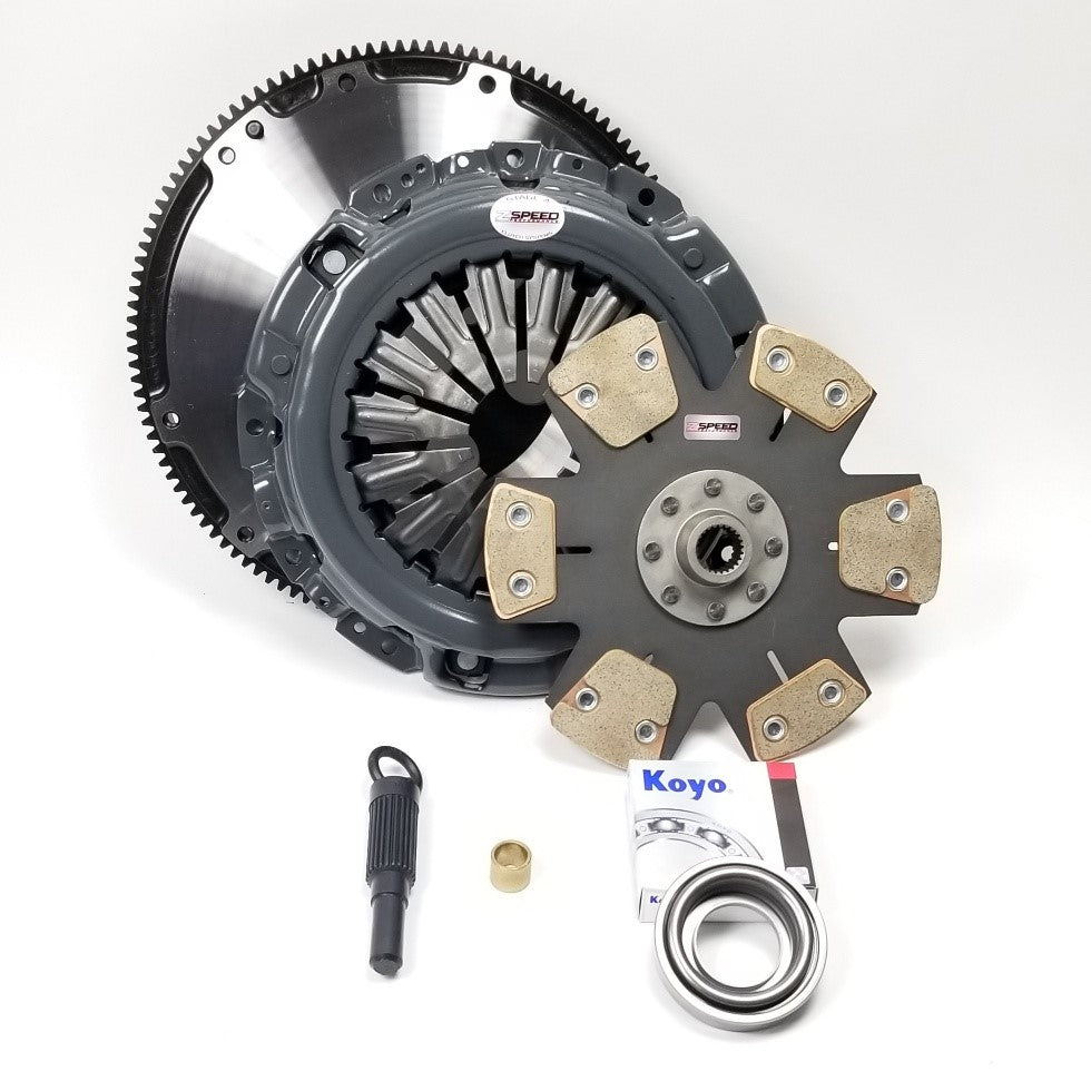 ZSpeed Super SIX Rigid Race Clutch / ULW 13.8lb Flywheel Package 700tq 350Z G35