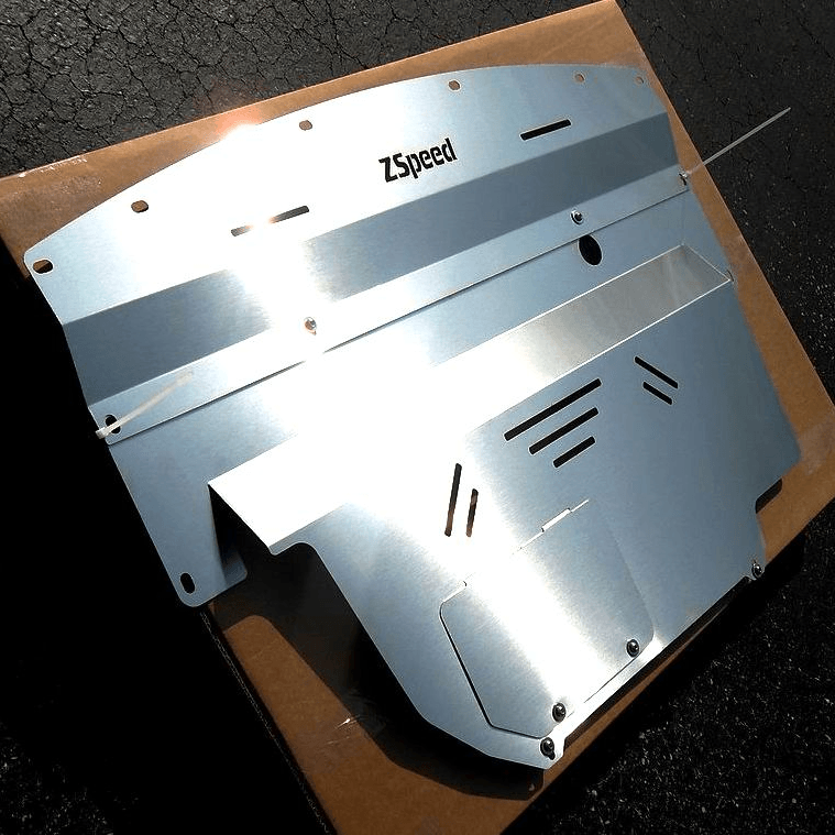 ZSpeed Nissan 350Z Infiniti G35 Aluminum Engine Splash Shield Undershroud Skid Plate