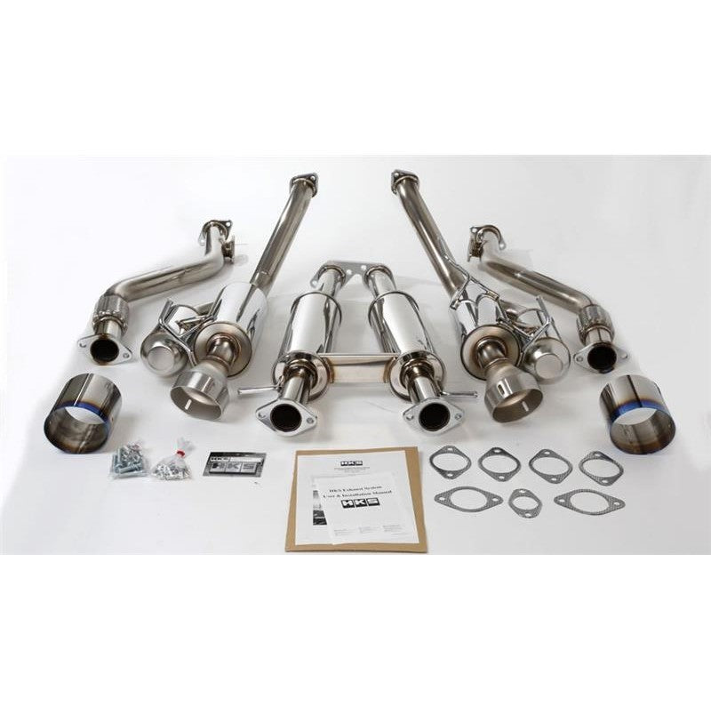 HKS Hi-Power Full Dual Cat Back Dual Ti Tips 370Z