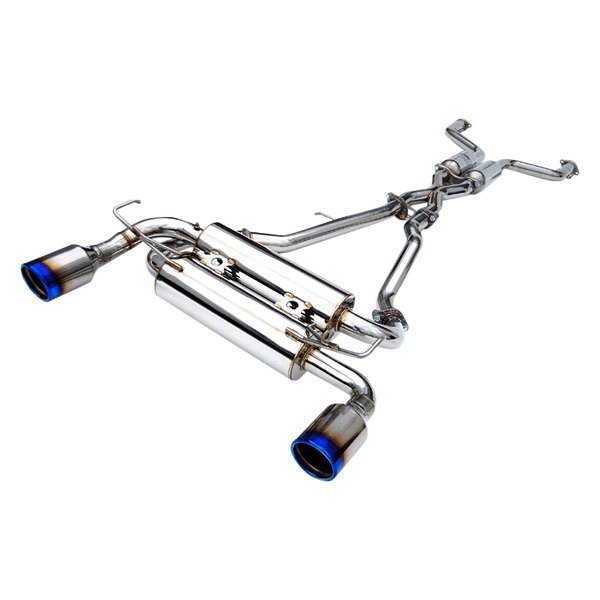 Invidia 03-08 Nissan 350z Gemini Rolled Titanium 4" Tip Cat-back Exhaust HS02N3ZGID