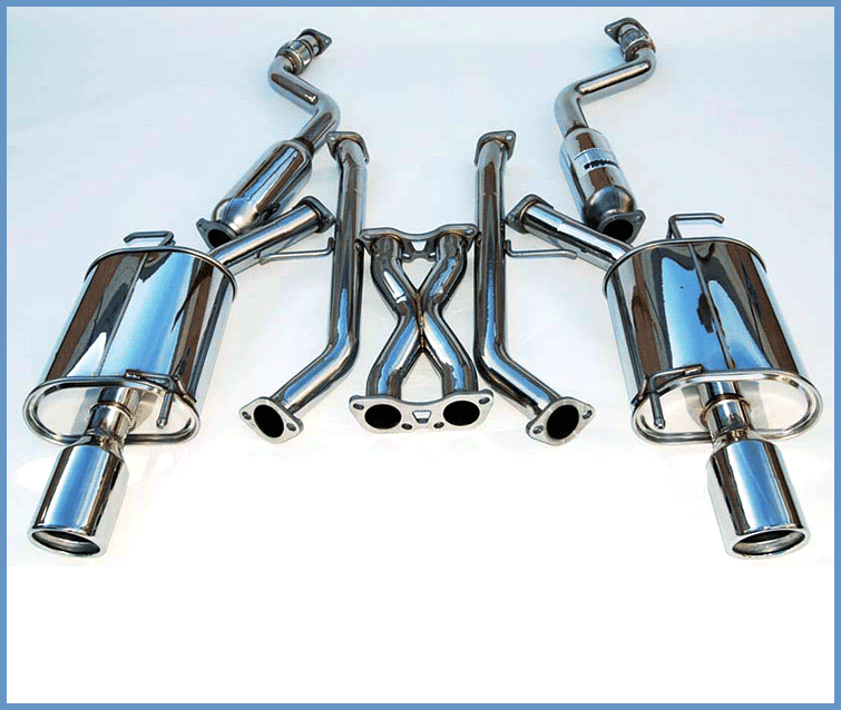 Invidia G35 G37 Sedan 4dr Q300 Stainless Steel Tip Cat-back Exhaust RWD AWD