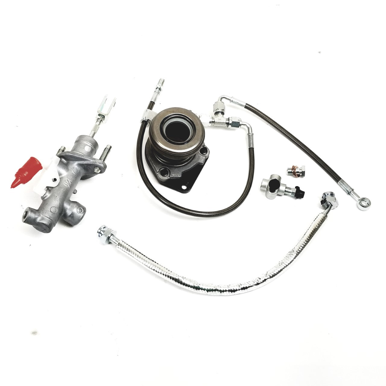 ZSpeed V2 HD Heavy Duty Slave Cylinder CSC + Master Cylinder / ZSP Insulated Stainless Hose Kit 350Z